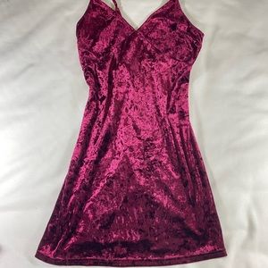 Velvet cocktail dress S/M